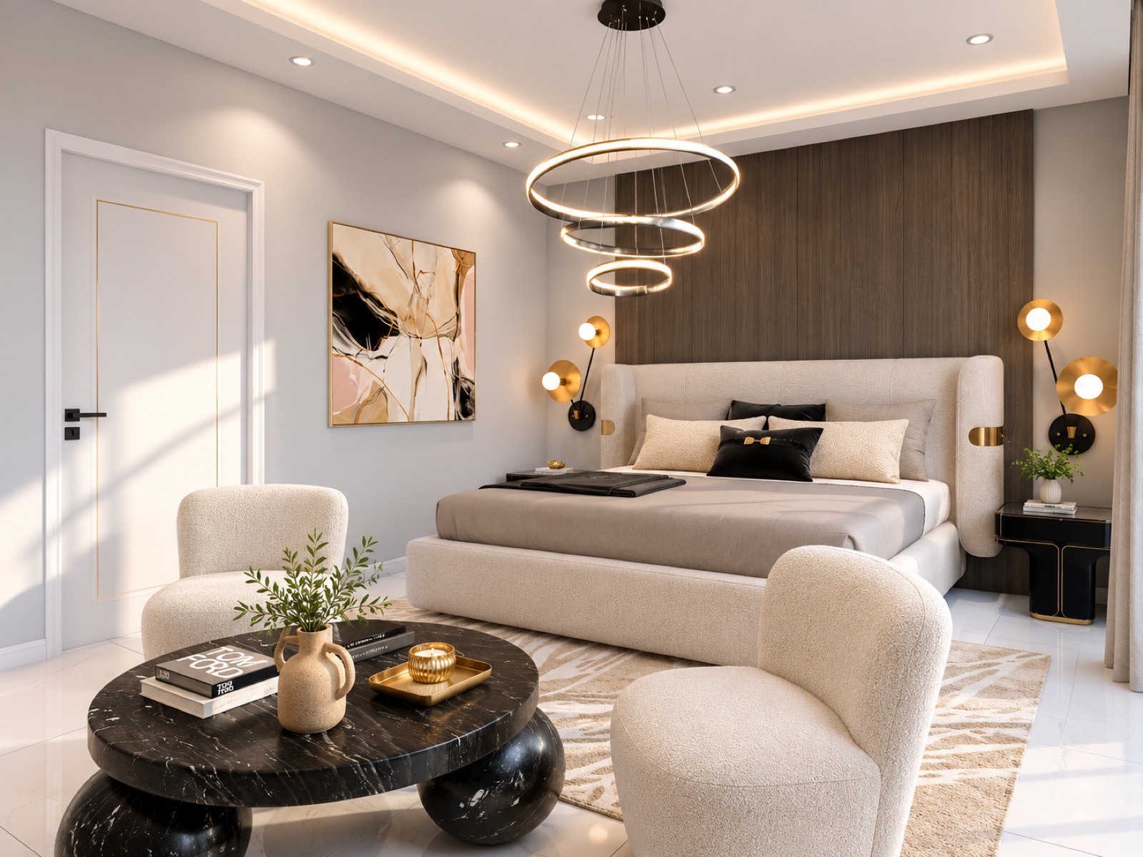 The Meridian Collection — Master Bedroom Day Time