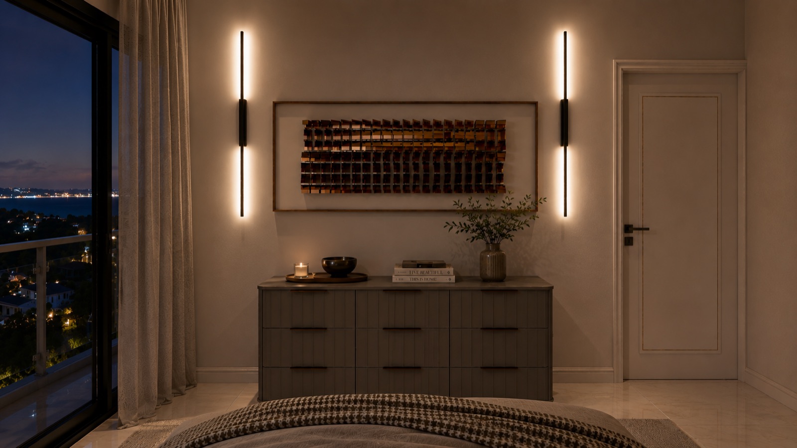 The Summit Collection — Master Room Dresser Night Time